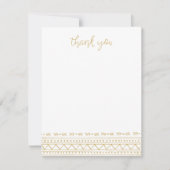 Carte De Correspondance Merci moderne de la moutarde Boho (Devant)