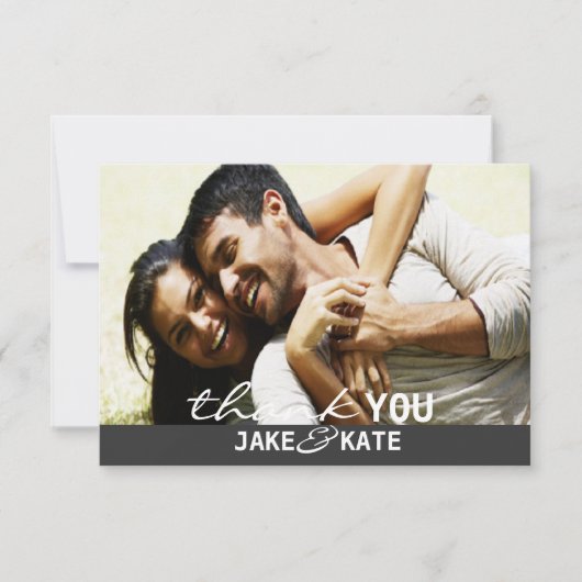 Carte De Correspondance Merci | Nous (Devant)