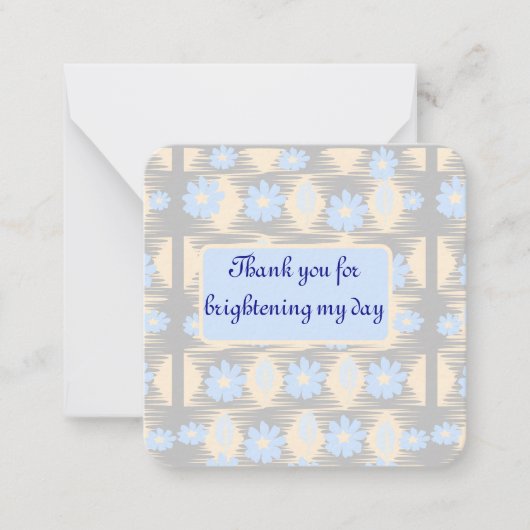 Carte De Correspondance Merci pour illuminer ma journée (Devant)