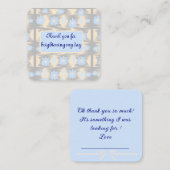 Carte De Correspondance Merci pour illuminer ma journée (Devant / Derrière)