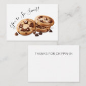 Carte De Correspondance Merci pour le cookie (Devant / Derrière)