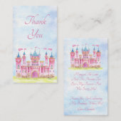 Carte De Correspondance Merci Princesse (Devant / Derrière)