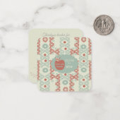 Carte De Correspondance Merci Professeur : (Devant/Arrière en situation)