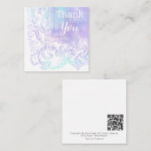 Carte De Correspondance *~* Merci TY Gratitude AP63 Flat Note Card (Devant / Derrière)