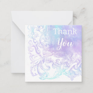 Carte De Correspondance *~* Merci TY Gratitude AP63 Flat Note Card