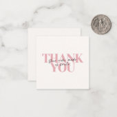 Carte De Correspondance Merci | Votre commande nous a fait sourire Inserts (Devant/Arrière en situation)