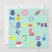 Carte De Correspondance MERRY CHRISTMAS Flat Note Card (Devant)