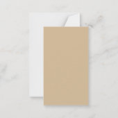 Carte De Correspondance Merry Christmas Personalized Note Card | Red Bow (Dos)