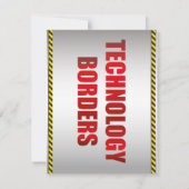 CARTE DE CORRESPONDANCE MESSAGE DES FRONTIÈRES TECHNOLOGIQUES (Dos)