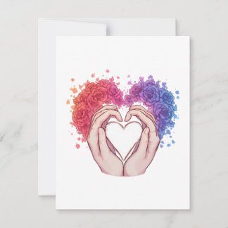 Carte De Correspondance Midnight Bloom : Cœur de Rose Gothique