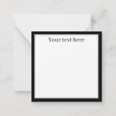 Carte De Correspondance mignon amoureux de musique harpe ajouter texte cad (Dos)