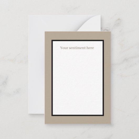 Carte De Correspondance mignon disparu, mouton ajouter un sentiment (Dos)