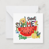 Carte De Correspondance mignon doux Summertime ajouter un fruit de sentime