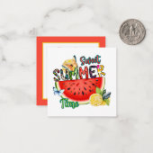 Carte De Correspondance mignon doux Summertime ajouter un fruit de sentime