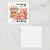 Carte De Correspondance Mignons Notelets de Noël (Devant / Derrière)