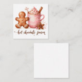 Carte De Correspondance Mignons Notelets de Noël (Devant / Derrière)