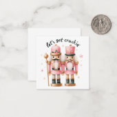 Carte De Correspondance Mignons Notelets de Noël (Devant/Arrière en situation)