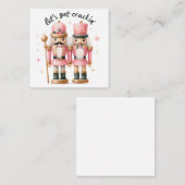 Carte De Correspondance Mignons Notelets de Noël (Devant / Derrière)