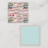 Carte De Correspondance Mignons paresseux (Devant / Derrière)