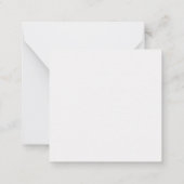Carte De Correspondance Mini certificat d'authenticité blanc pour l'art  (Dos)