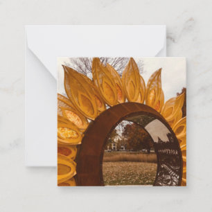 Carte De Correspondance Mini notes de Z "Sunflower Kansas"