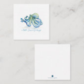 Carte De Correspondance Mini Octopus Noël (Devant / Derrière)