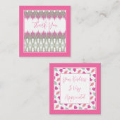 Carte De Correspondance Mini Petit Merci (Devant / Derrière)