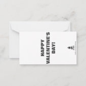 Carte De Correspondance Mini-Saint-Valentin (Dos)