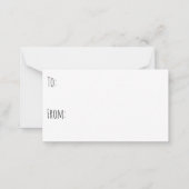 Carte De Correspondance Mini Valentine's Day Card Pack Chat avec souris (Dos)