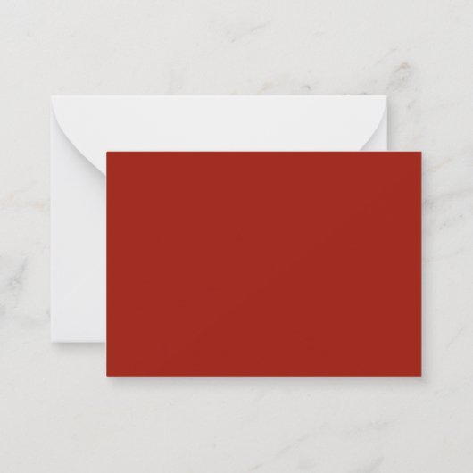 Carte De Correspondance Minimal Red Business Logo Company Name (Dos)