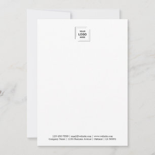Carte de correspondance minimale verticale 5x7 pou