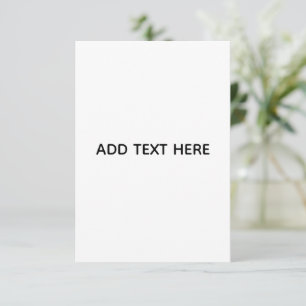Carte De Correspondance Minimaliste Blanc Élégant pour Toutes les Occasion