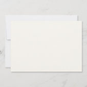 Carte De Correspondance Modern Architect Logo Ivory Flat Notecard (Dos)