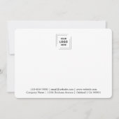 Carte de correspondance moderne avec collage de 4 (Devant)