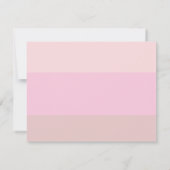Carte De Correspondance Moderne Chic Blush Pastel rose pâle (Dos)