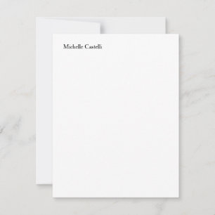 Carte De Correspondance Moderne Professionnel Unique Ajouter Votre Nom