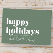 Carte De Correspondance Moderne Simple Chic Immobilier Vacances