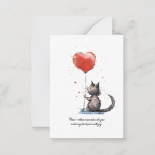 Carte De Correspondance Moments de cœur parfaits Amour merveilleux