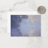 Carte De Correspondance Monet - Branche de la Seine près de Giverny (Devant/Arrière en situation)