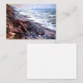 Carte De Correspondance Monet - La Mer à Pourville (Devant / Derrière)