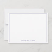 Carte De Correspondance Monograme basic script (Devant)