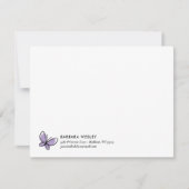 CARTE DE CORRESPONDANCE MONOGRAMME BLANC À BOUTEILLE (Devant)