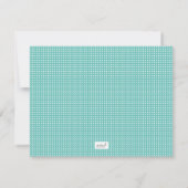 Carte De Correspondance Monogramme carré (Dos)