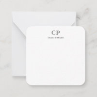 Monogramme classique professionnel simple