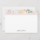 Carte De Correspondance Monogramme floral (Devant)