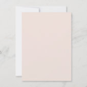 Carte De Correspondance Monogramme moderne beige et vin (Dos)