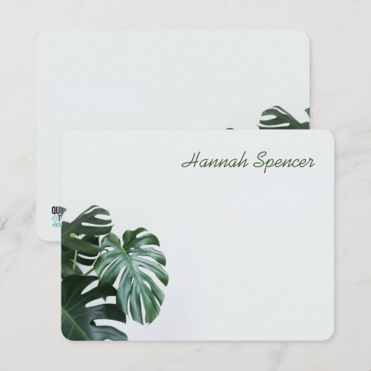 Carte De Correspondance Monstère moderne (Devant / Derrière)