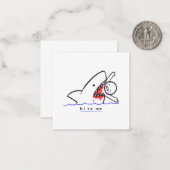 Carte De Correspondance Mords Moi (Devant/Arrière en situation)