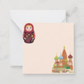 Carte De Correspondance Moscou, Russie (Dos)