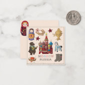 Carte De Correspondance Moscou, Russie (Devant/Arrière en situation)